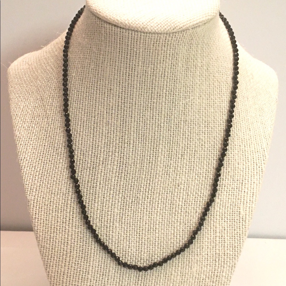 Thai Black Spinel 3-piece Necklace Set - Picture 2 of 6